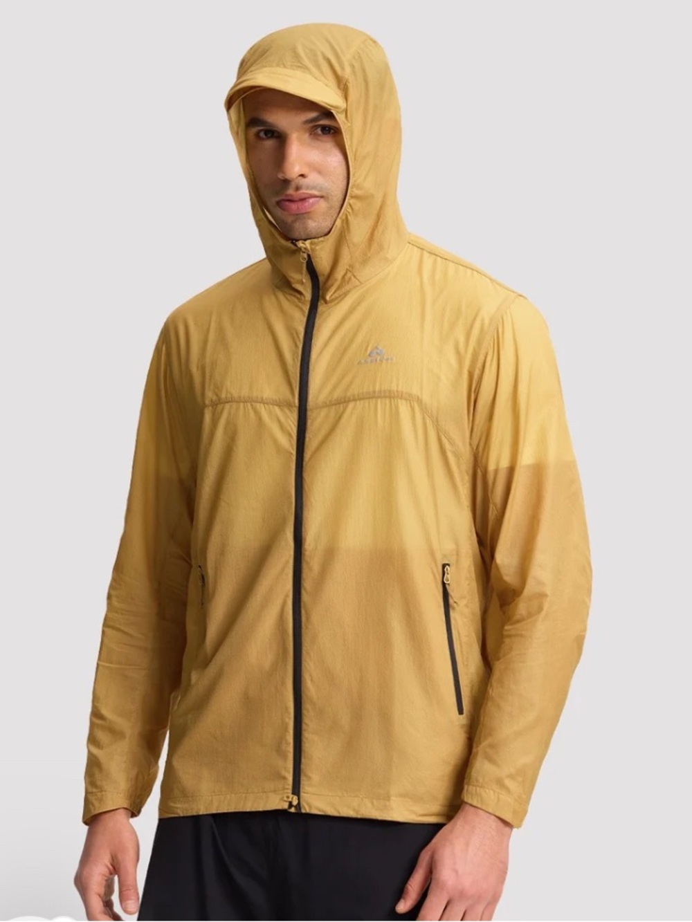 Pioneer Camp NWT Packable UPF 50+  Ventilated Windbreaker with side zippers